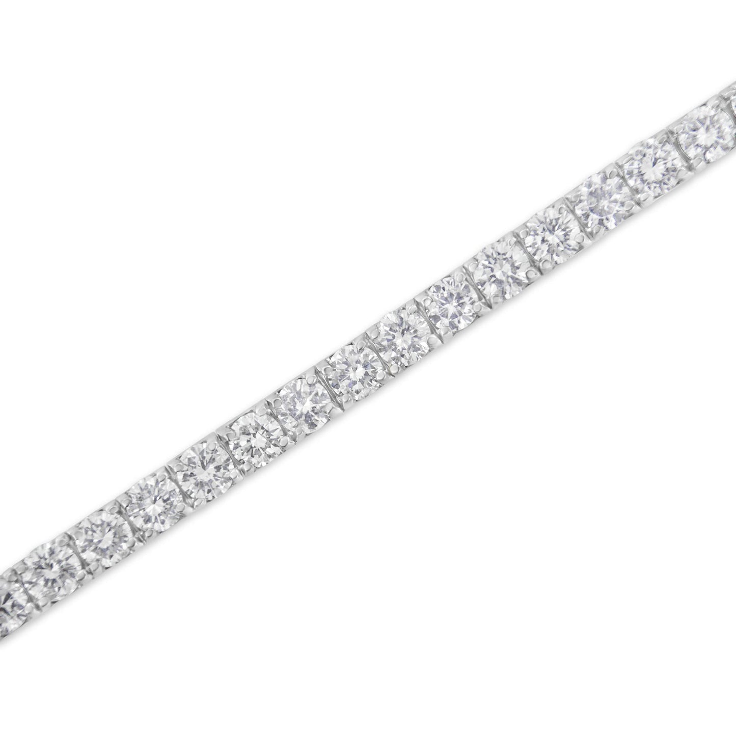 14K White Gold Classic 7” Tennis Bracelet